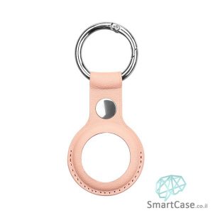 כיסוי עור פרימיום לאייר תג / Apple leather AirTag בצבע ורוד
