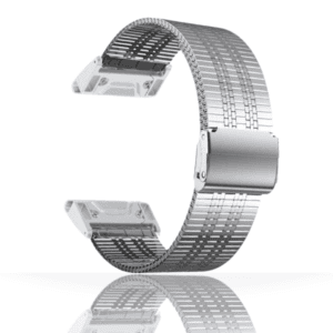 רצועה ברזל לגרמין Mesh Milanese QuickFit 26mm כסוף