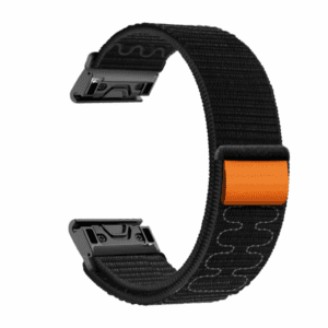 רצועה לשעון גרמין ניילון QuickFit 22MM צבע 09# Deep black